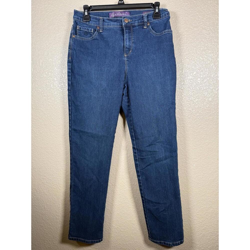 Gloria Vanderbilt Women's Amanda Tapered Leg Jeans Size 6P Stretch